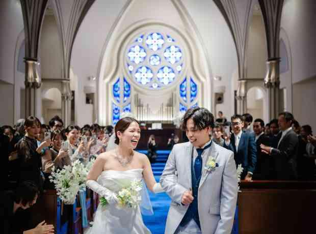 おふたりの好きな音楽や幸せな音に満ち溢れた結婚式の挙式実例画像