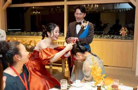 笑顔と歓声に包まれた、大運動会Wedding🏁の演出画像