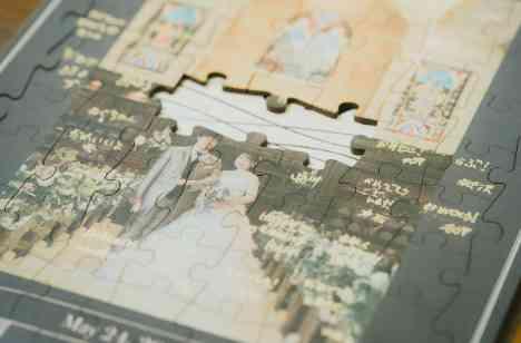 ゲームと謎解きで楽しむふたりらしい結婚式の挙式画像