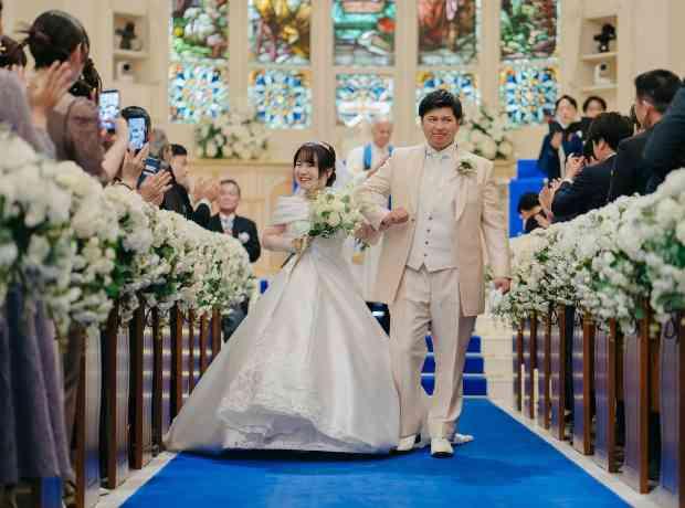 出逢いやご縁への感謝の気持ちをゲストに伝える結婚式の挙式実例画像