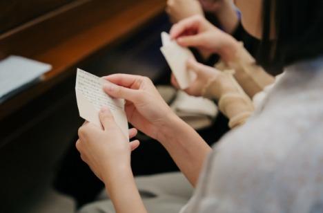 出逢いやご縁への感謝の気持ちをゲストに伝える結婚式の演出画像