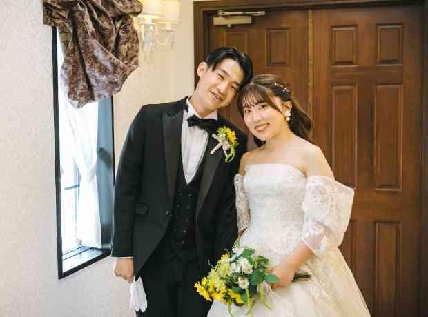 【歌】と【曲】が起こしたお二人らしい結婚式♪の挙式実例画像