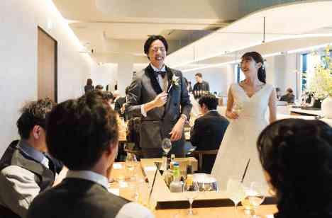 主役が苦手な二人も心から楽しめた温かい食卓の一日の披露宴画像
