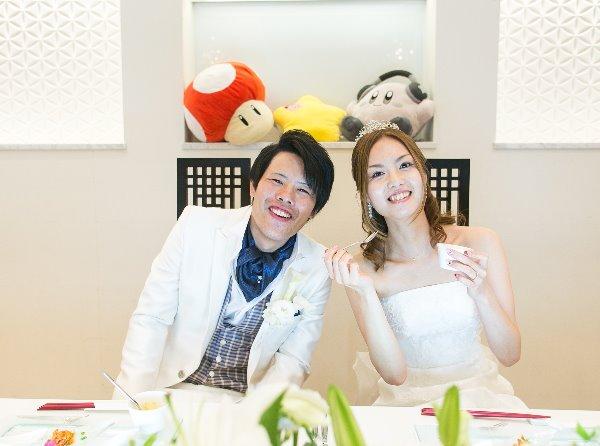 ゲストと一緒に楽しむ結婚式☆の挙式実例画像