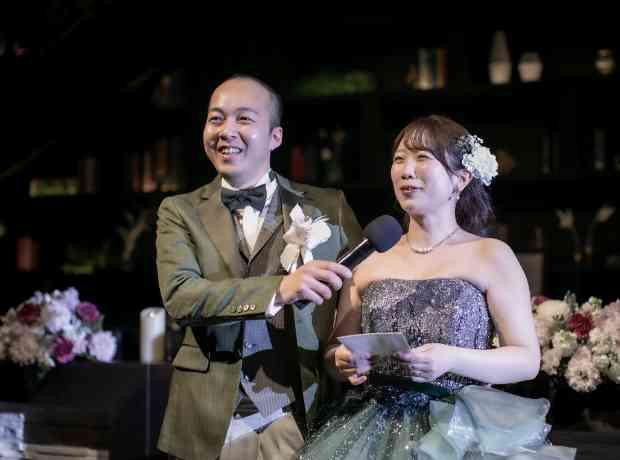こだわりと笑顔が溢れるアットホームな結婚式の挙式実例画像