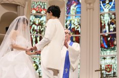 海と自然のテーマパークWeddingの挙式画像