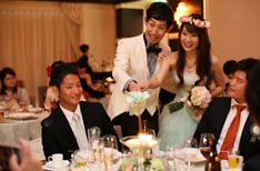 海と自然のテーマパークWeddingの披露宴画像