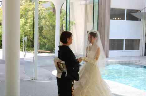 「やりたい」を全て詰め込んだ盛沢山結婚式の挙式画像