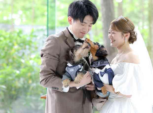 大切な愛犬とともに叶える心温まる結婚式の挙式実例画像