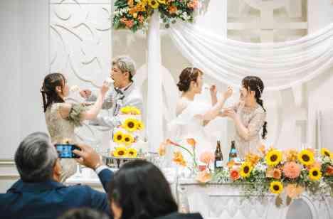 【やりたい事】がいっぱい詰まったオリジナル結婚式♪の披露宴画像
