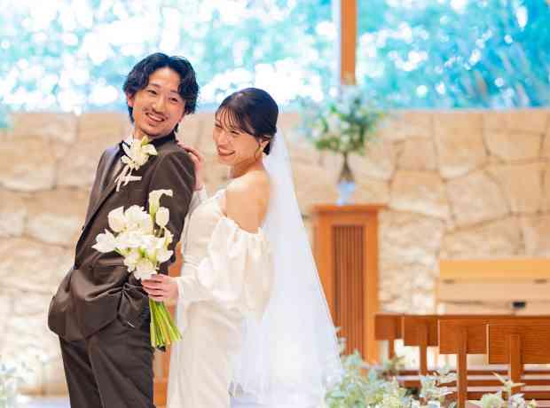おふたりらしくゲストの方と楽しめる1日の挙式実例画像