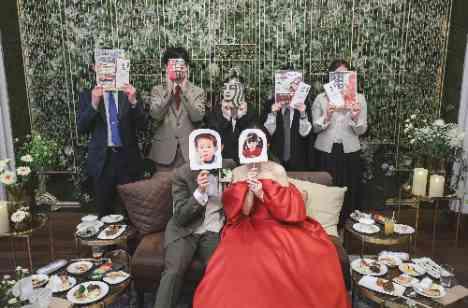 家族への想いと遊び心が彩るウエディングの演出画像
