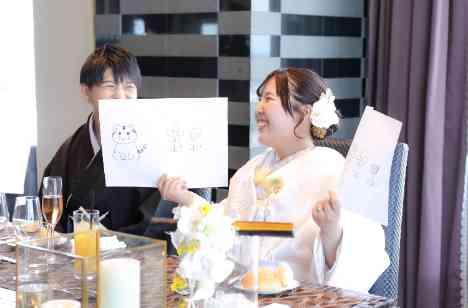 白無垢で迎える温もりあふれる結婚式！の披露宴画像
