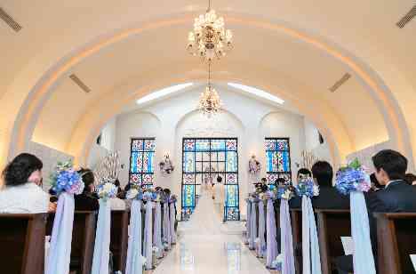お二人の希望が沢山詰まった結婚式！！の挙式画像
