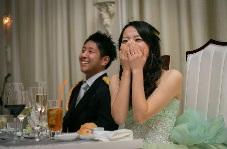 お二人の希望が沢山詰まった結婚式！！の披露宴画像