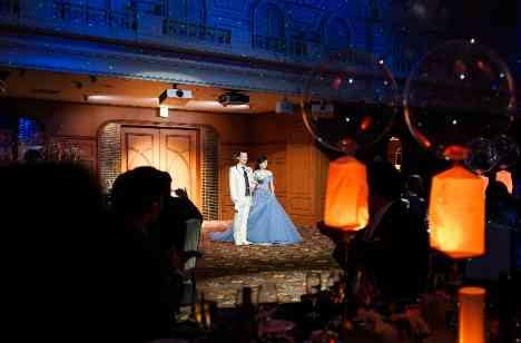 幻想的な雰囲気と…笑顔も涙も沢山溢れた結婚式の演出画像