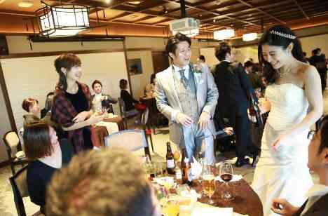 京都を堪能いただける結婚式をの披露宴画像