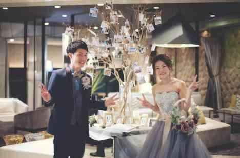 沖縄のご当地演出も取り入れたふたりらしい結婚式の披露宴画像