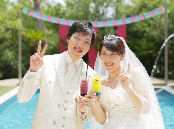 爽やかな夏に幸せなひと時Summer Weddigの挙式実例画像