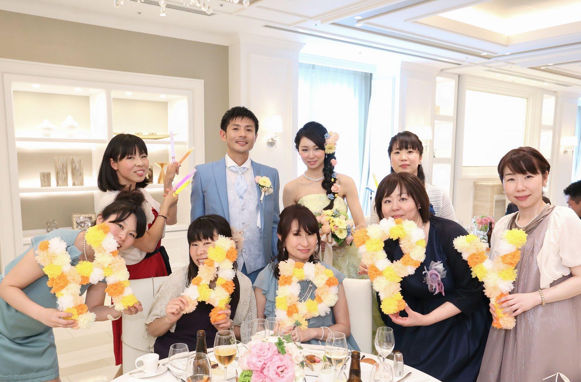 ゲストと共に楽しむウェディング❤の披露宴画像