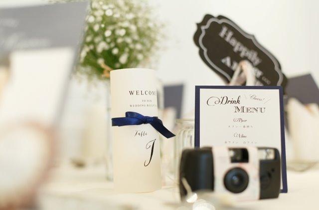 手作りグッズたくさんのオシャレWedding❤の披露宴画像