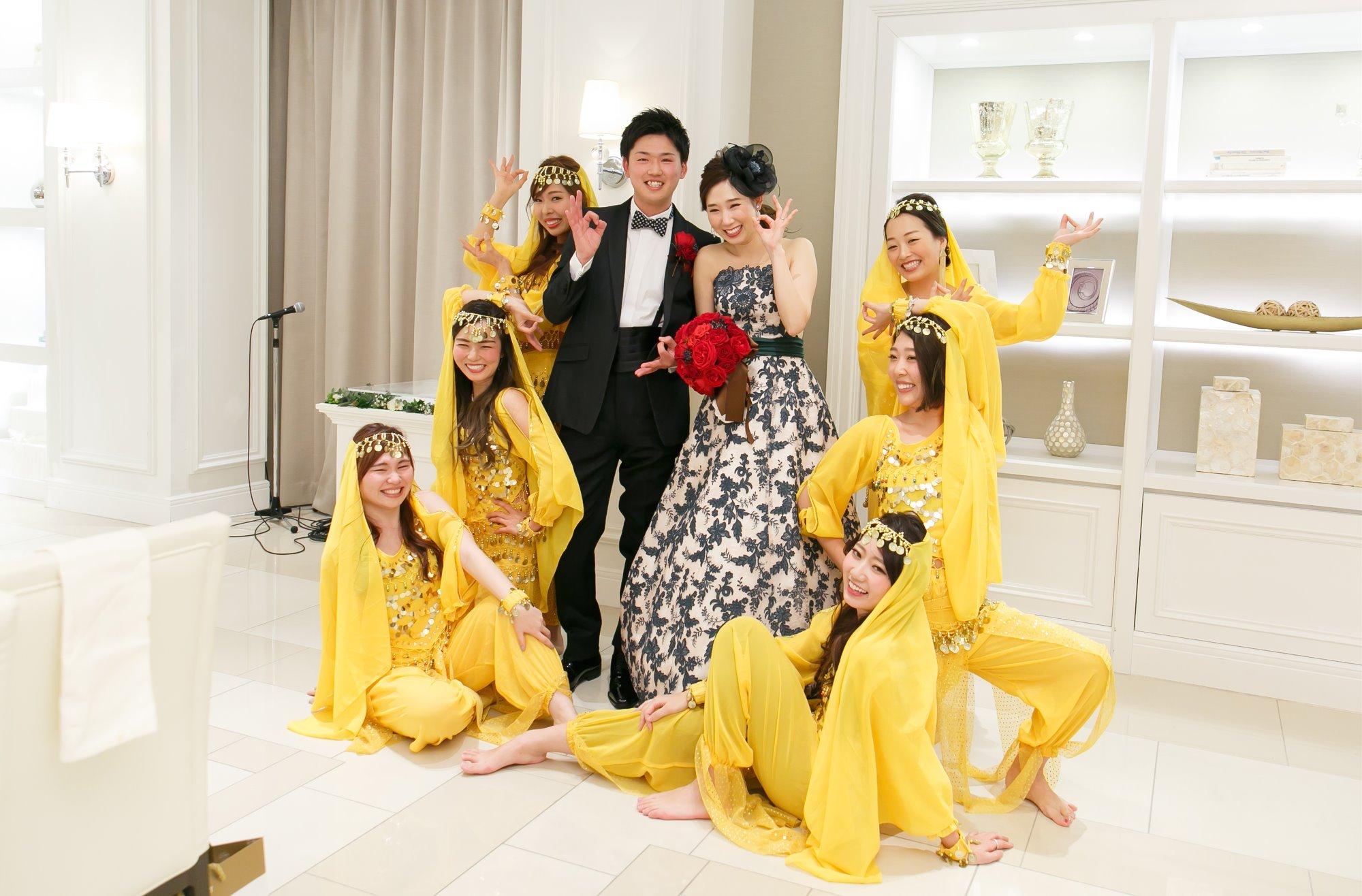 笑顔溢れるHappy Wedding～♪の演出画像