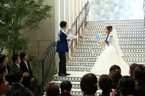 大切なゲストの皆様へ感謝を込めた結婚式の披露宴画像