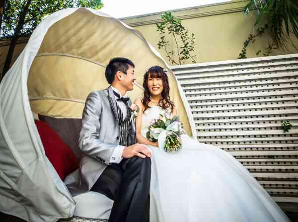 平和の輪♥の挙式実例画像