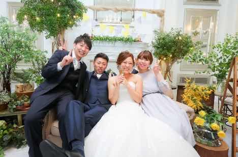 take it easy!肩肘張らずにナチュラルにの披露宴画像