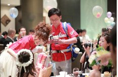 大好きな人とこだわりグッズに囲まれてWEDDINGの披露宴画像