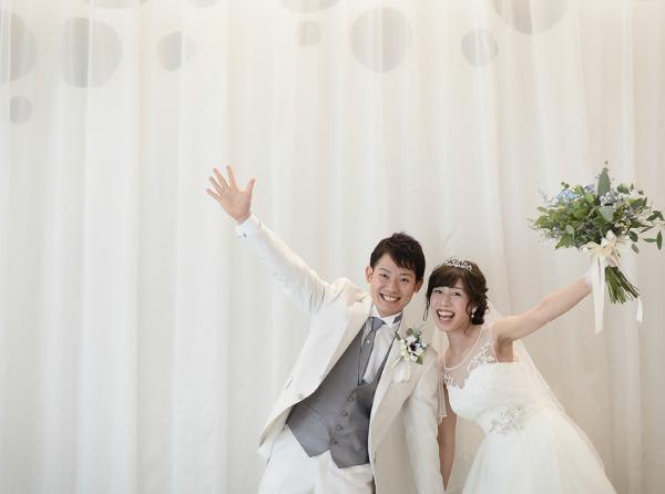 いっぱいの笑顔が溢れる、心に残るパーティの挙式実例画像