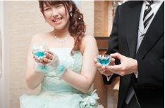 お2人の大好きを詰め込んだウエディングの演出画像