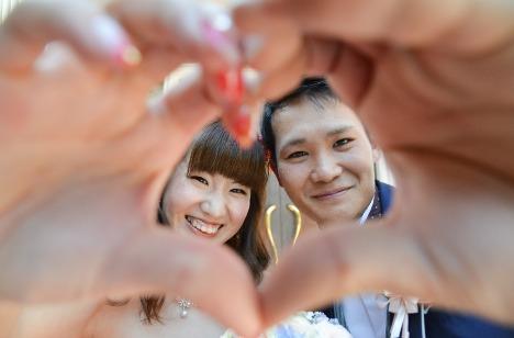 心温まる結婚式の披露宴画像