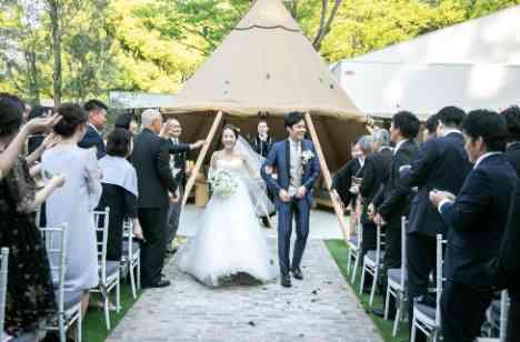 WEDDING CAMP Night Partyの挙式画像