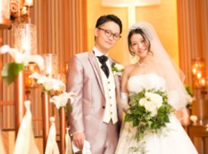 落ち着いた大人WEDDING☆の挙式実例画像
