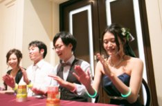 落ち着いた大人WEDDING☆の披露宴画像