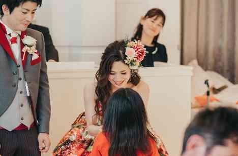 笑顔と涙の感動結婚式の演出画像