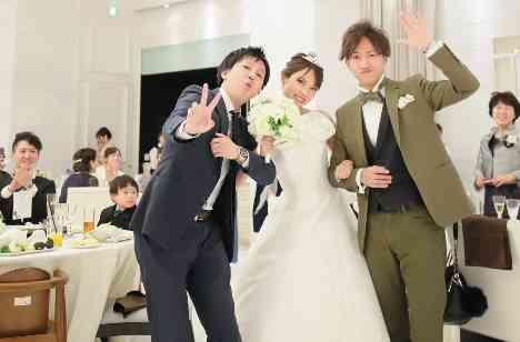 お二人のファンからの祝福♥の演出画像