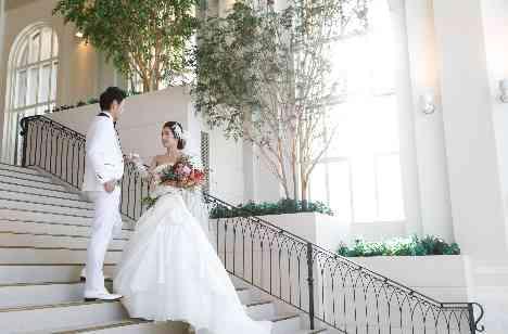 冬のあったまる結婚式の挙式画像