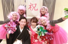 二人の名前にちなんでシマシマWEDDING☆の演出画像