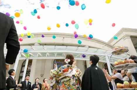 笑顔溢れるカラフルWedding★の披露宴画像