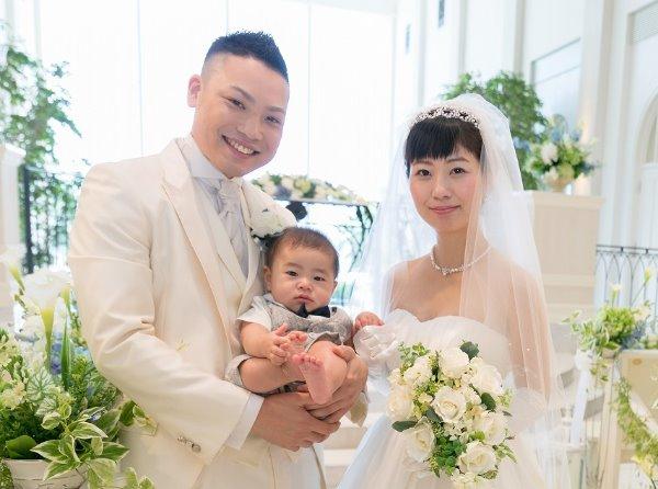 笑顔あふれる☺パパママ婚！の挙式実例画像