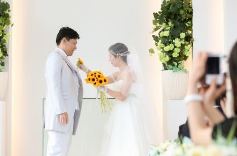 夏真っ盛り！Summer Wedding！の挙式画像