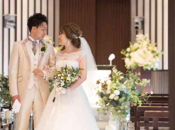 圧倒的オシャレでナチュラルな結婚式☆の挙式実例画像