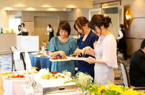 リンクスのみんなが一緒に作り上げてくれる結婚式の披露宴画像