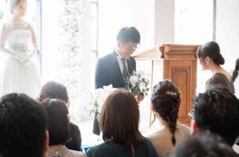 ゲスト参加型の笑顔あふれる楽しいweddingの挙式画像