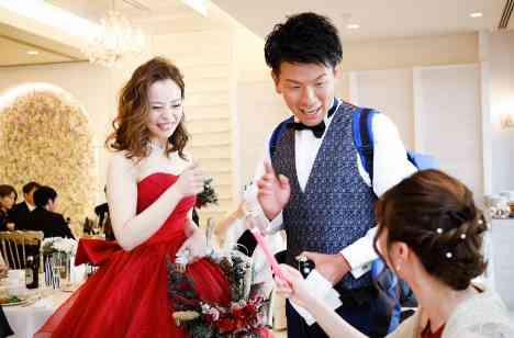 ゲスト参加型の笑顔あふれる楽しいweddingの披露宴画像