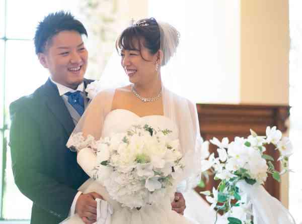 みんなでわいわい楽しいweddingの挙式実例画像