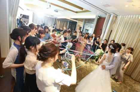 みんなで参加のweddingの演出画像