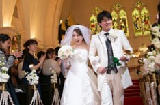 喜びも驚きも感動も・・いっぱい詰まった結婚式を♪の挙式画像